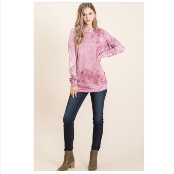 ❤️tie-dye print top - Picture 5 of 6